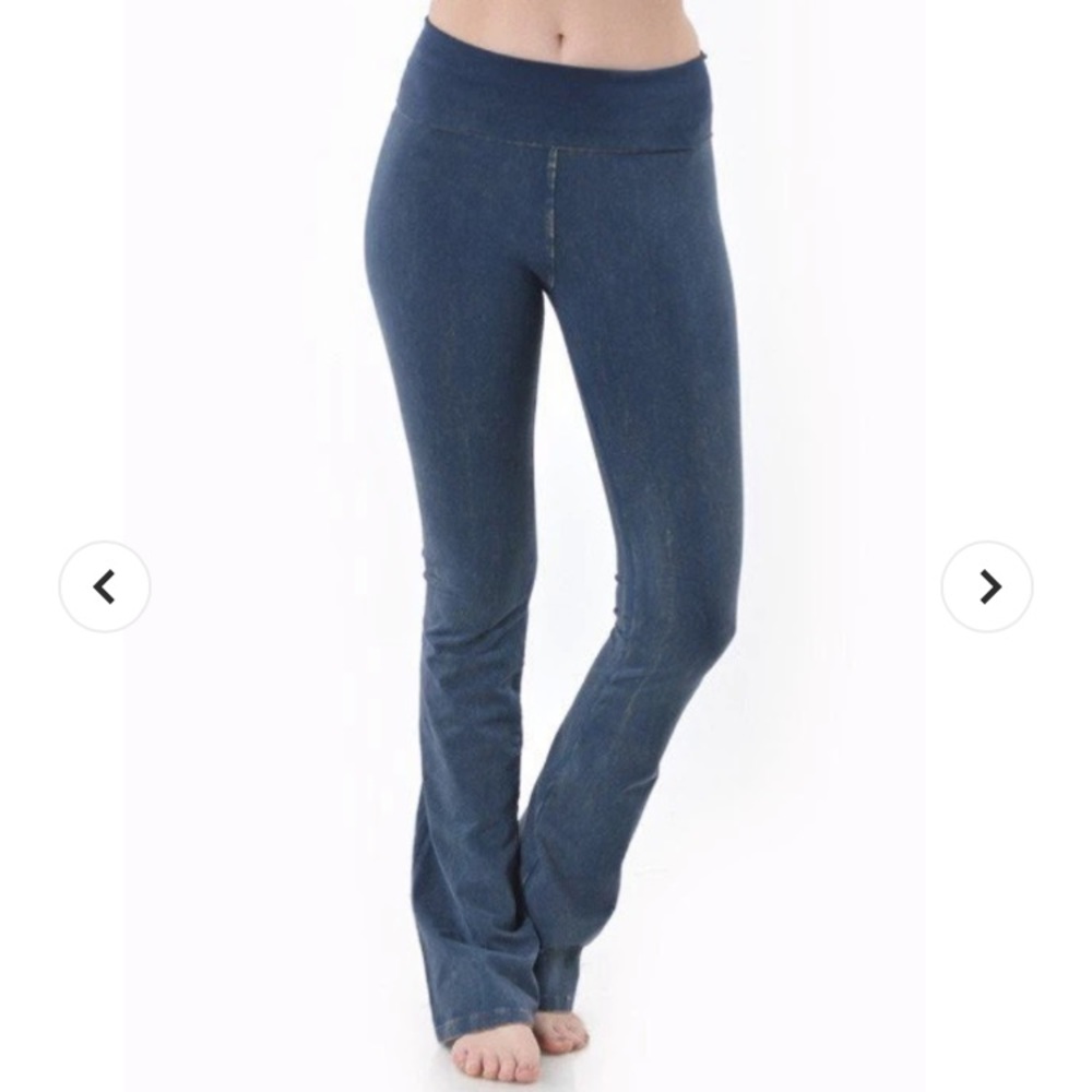 T-Party Fold Over Mineral Washed Yoga Pants